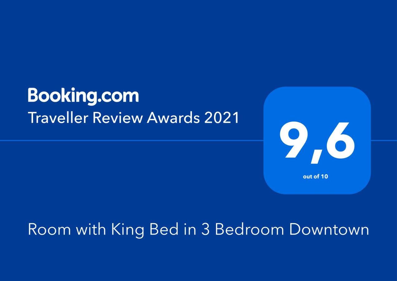 Room With King Bed In Shared 3 Bedroom Downtown Montréal Exterior foto